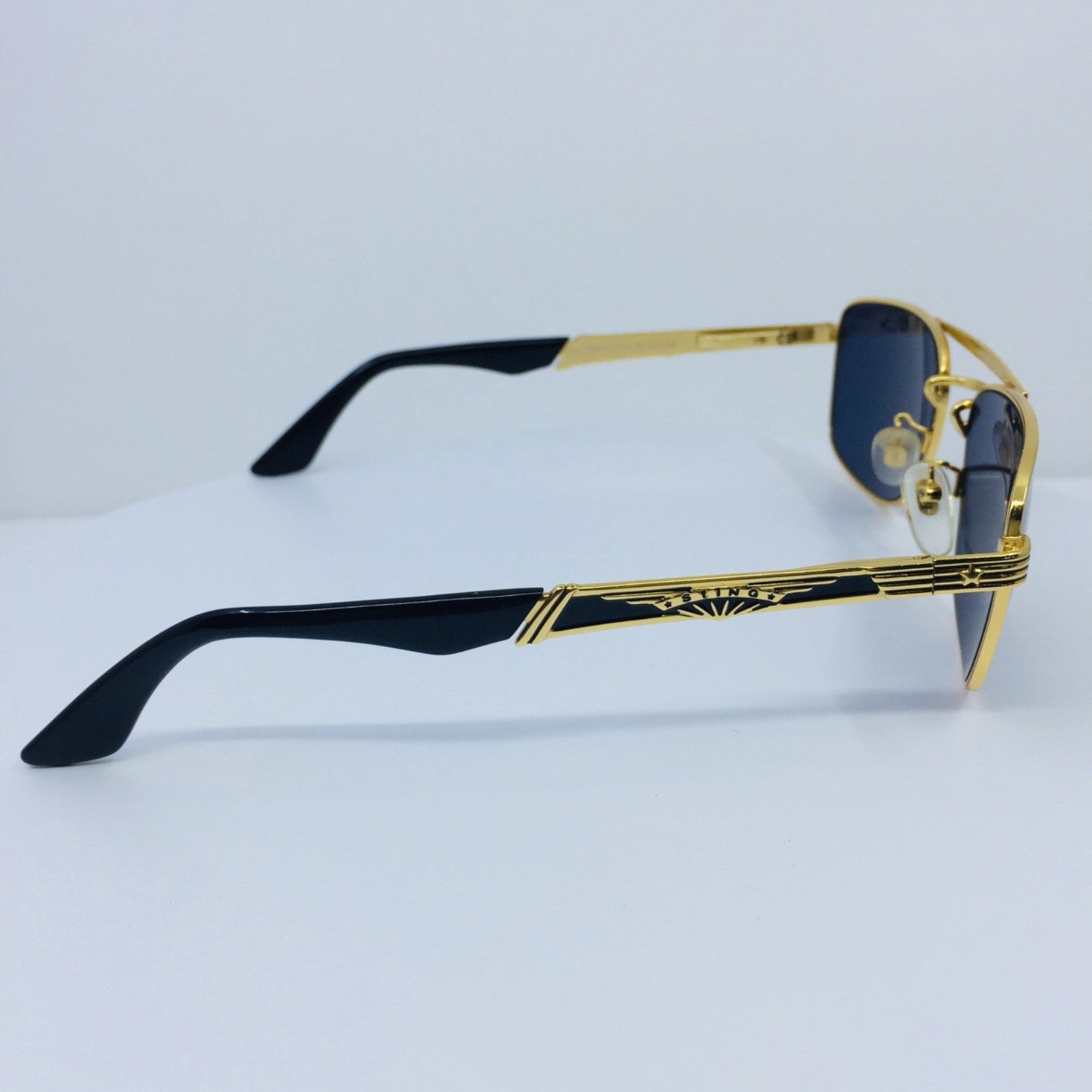 Vintage STING by Colors in Optics N. 4130 Gold Sunglasses - Super Vision Optical