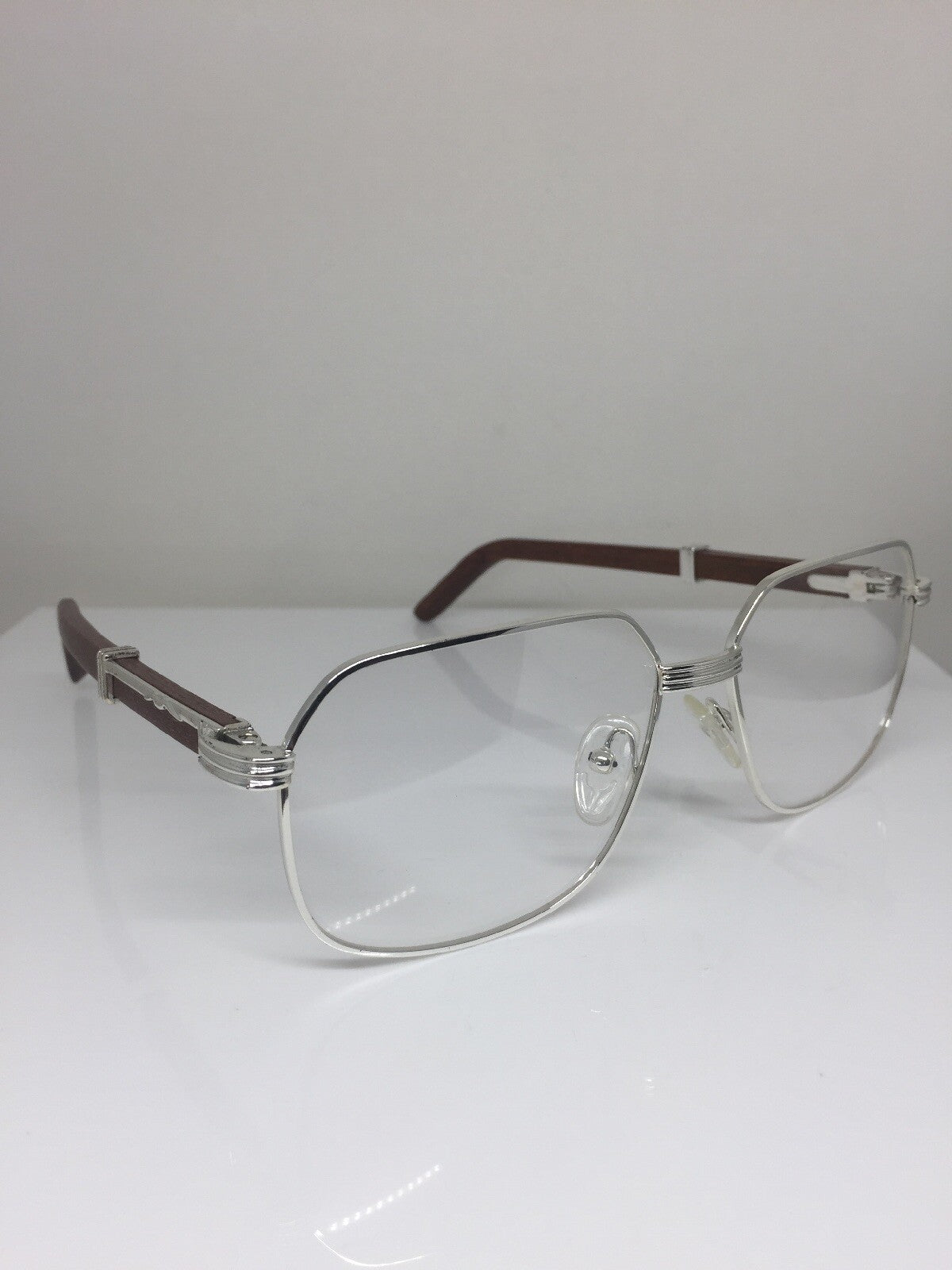 Vintage Kashab by Seagull Kashab 04 Silver Eyeglasses - Super Vision Optical