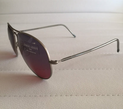 Vintage Giorgio Armani GA 615-S Gunmetal Sunglasses - Super Vision Optical