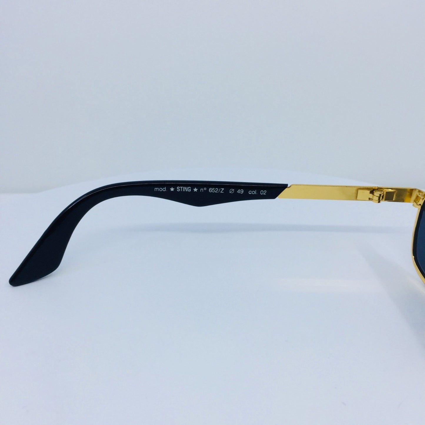 Vintage STING by Colors in Optics Mod. 652/Z Black Sunglasses - Super Vision Optical