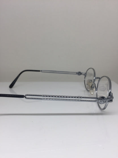 Vintage Jean Paul Gaultier JPG 57-6103 Silver Eyeglasses - Super Vision Optical
