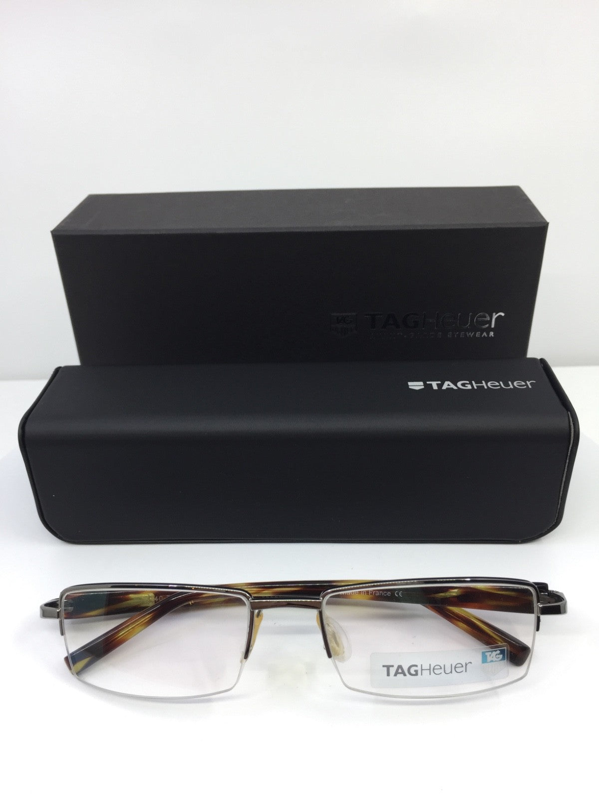 Vintage Tag Heuer TH 8203 Tortoise Eyeglasses - Super Vision Optical