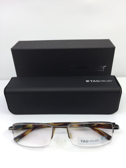 Vintage Tag Heuer TH 8203 Tortoise Eyeglasses - Super Vision Optical