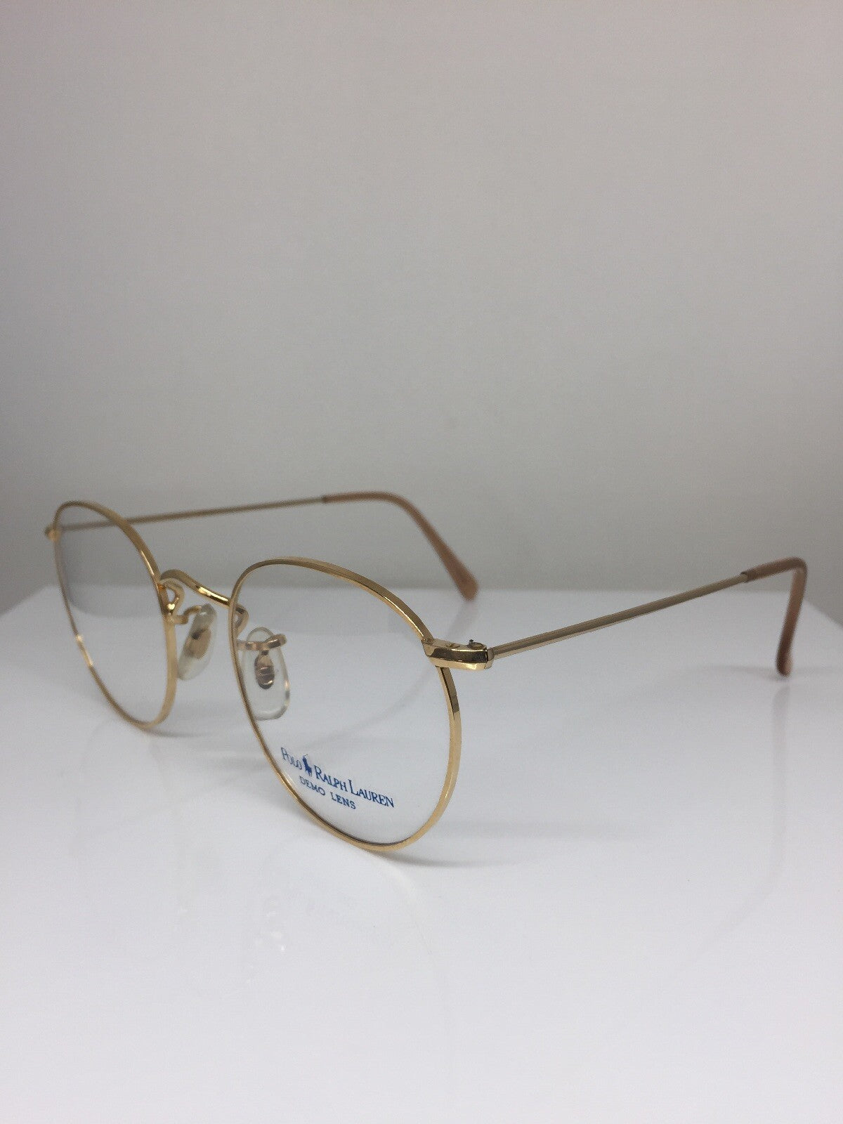 Vintage Ralph Lauren Polo Classic X By Ralph Lauren Gold Eyeglasses - Super Vision Optical