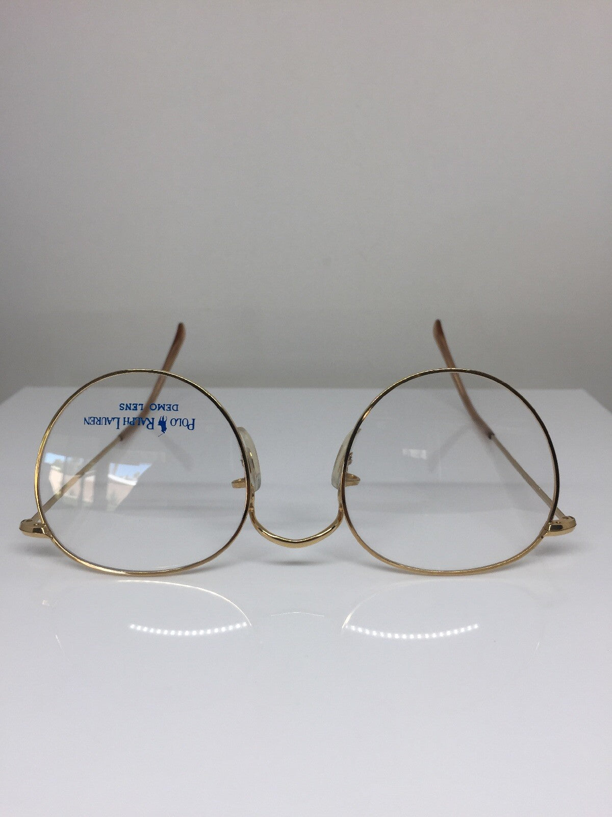 Vintage Ralph Lauren Polo Classic X By Ralph Lauren Gold Eyeglasses - Super Vision Optical