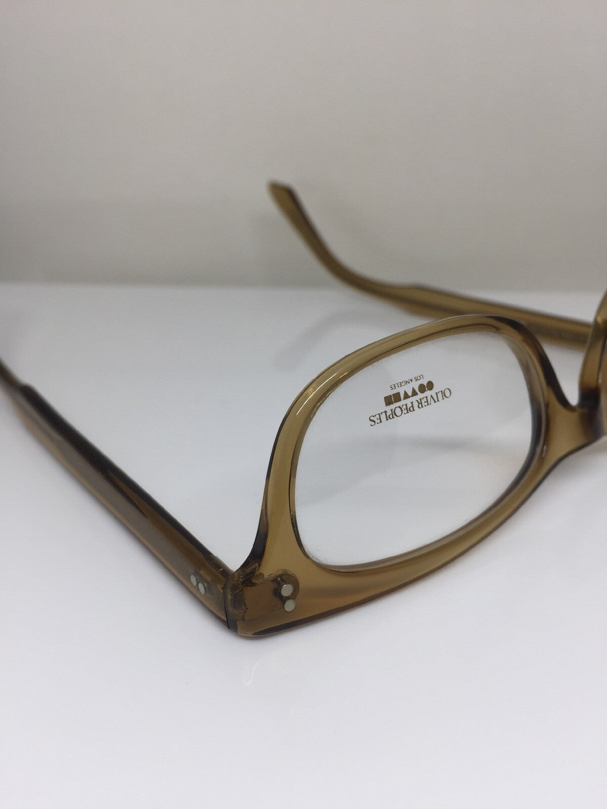 Vintage Oliver Peoples OP 566 Brown Eyeglasses - Super Vision Optical