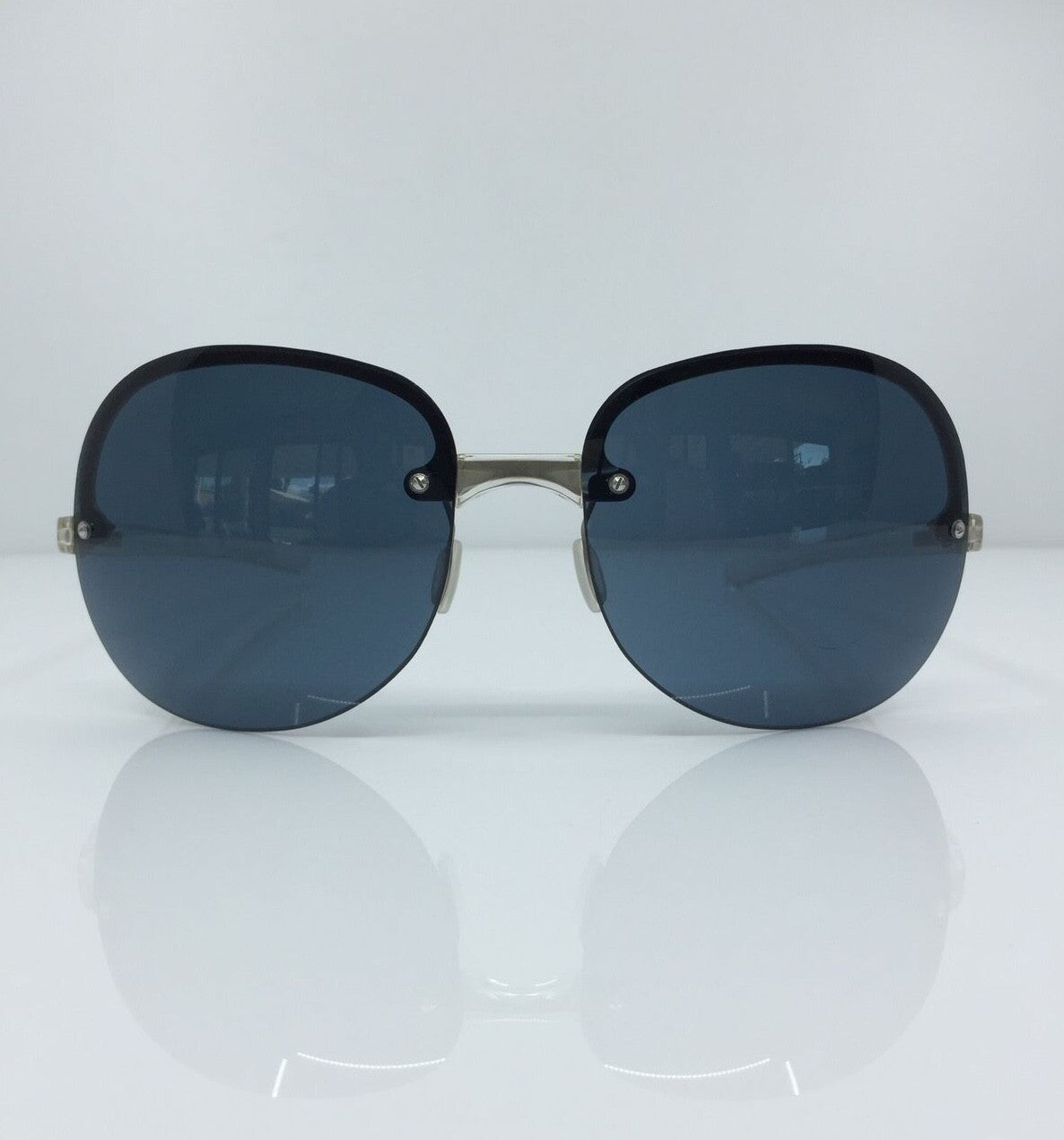 Vintage Prada SPR 12B Silver Sunglasses - Super Vision Optical