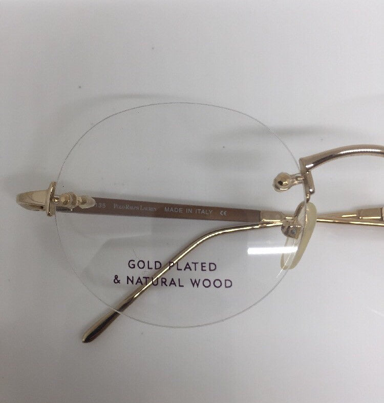 Vintage Polo Ralph Lauren P9001 Gold Sunglasses - Super Vision Optical