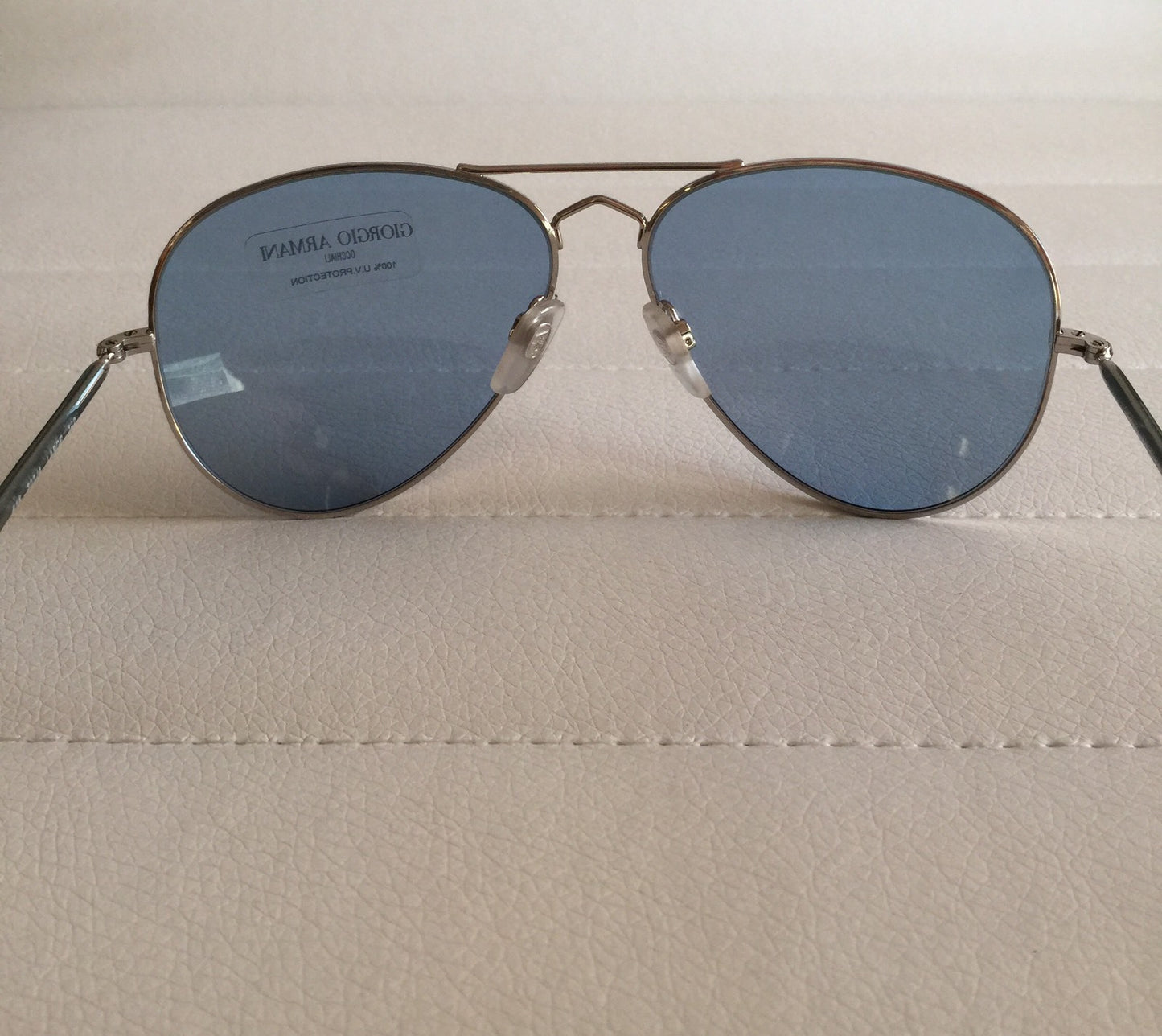 Vintage Giorgio Armani GA 615 Silver Sunglasses - Super Vision Optical
