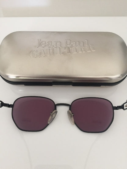 Vintage Jean Paul Gaultier JPG 55-4174 Silver Sunglasses - Super Vision Optical