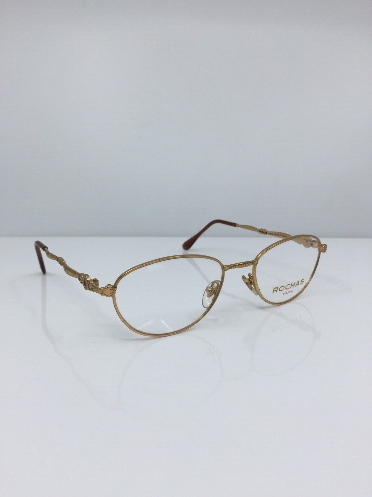 Vintage Rochas Paris ROCHAS PARIS 9146 Gold Eyeglasses - Super Vision Optical