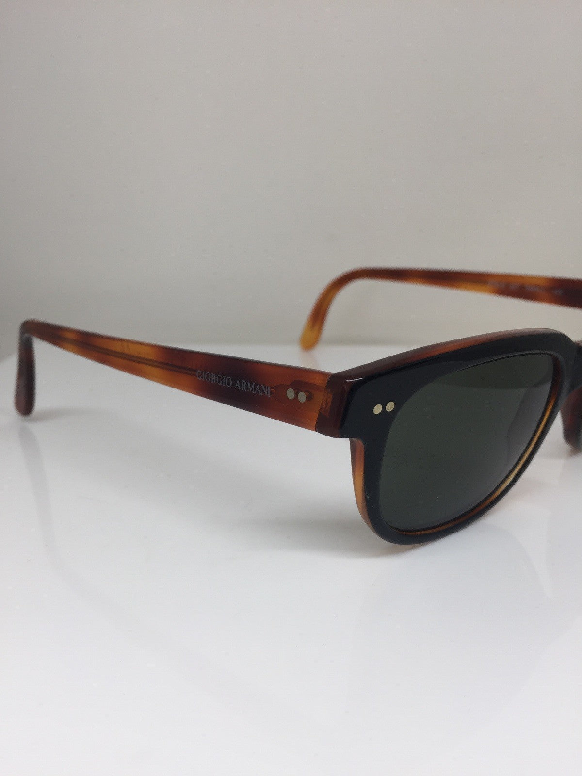 Vintage Giorgio Armani GA 376-S Black Sunglasses - Super Vision Optical