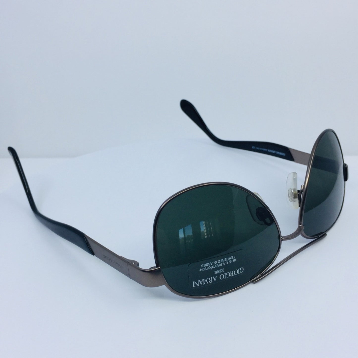 Vintage Giorgio Armani GA 674 Silver Sunglasses - Super Vision Optical