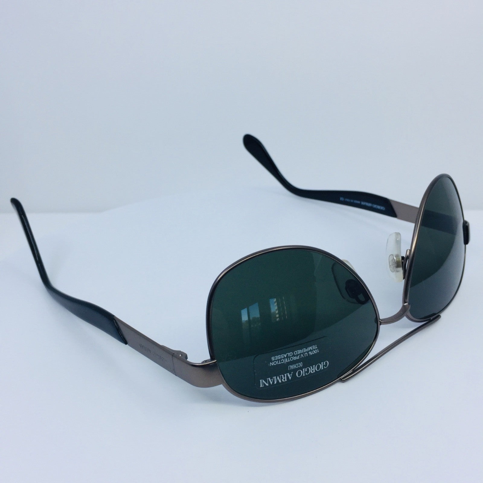 Vintage Giorgio Armani GA 674 Silver Sunglasses - Super Vision Optical