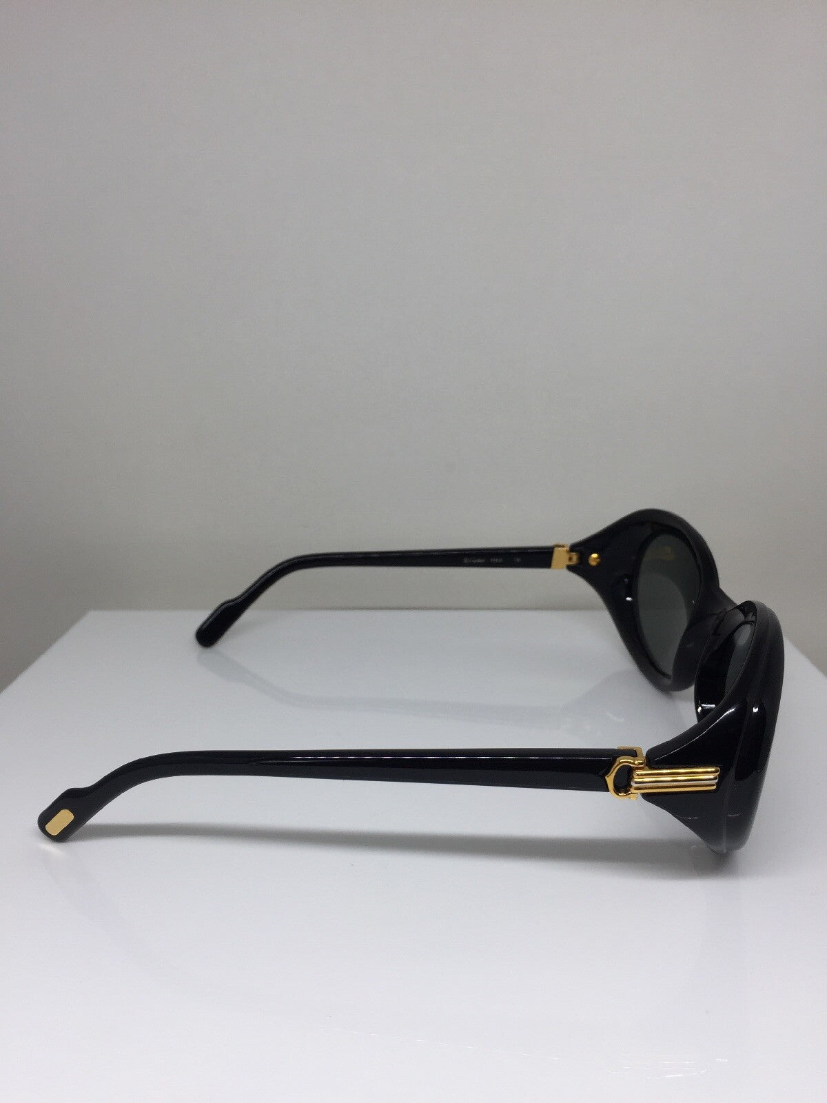 Vintage Cartier T8200078 Black Sunglasses - Super Vision Optical
