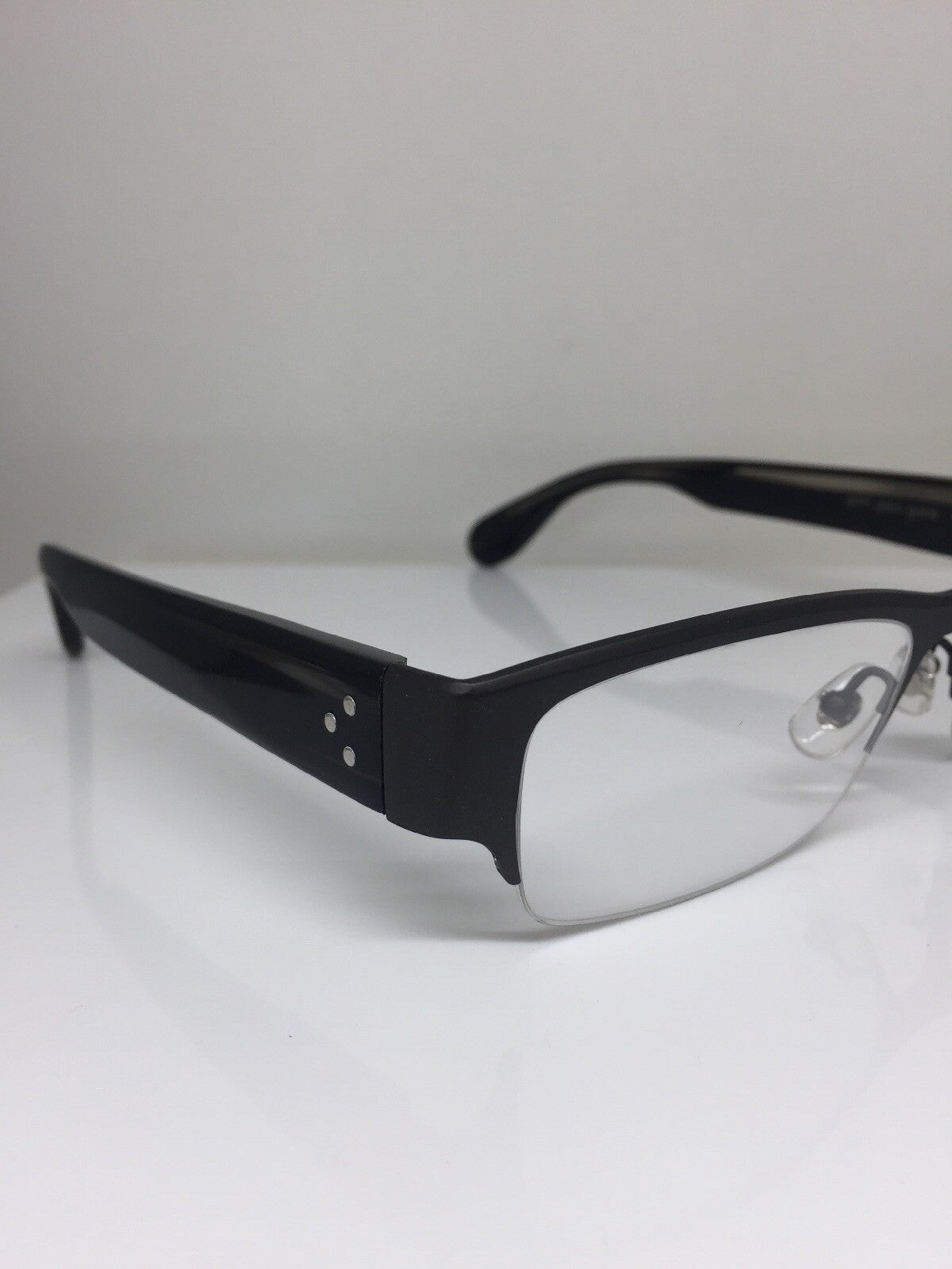 Vintage Blinde By Richard Walker Goin, Goin, Gone Gunmetal Eyeglasses - Super Vision Optical
