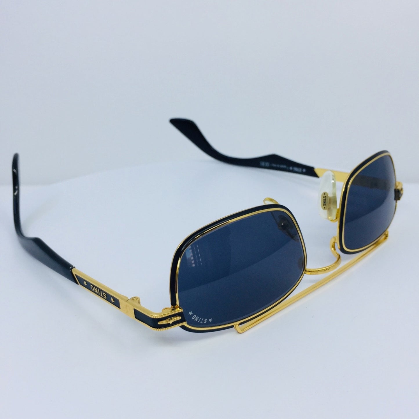 Vintage STING by Colors in Optics Mod. 652/Z Black Sunglasses - Super Vision Optical