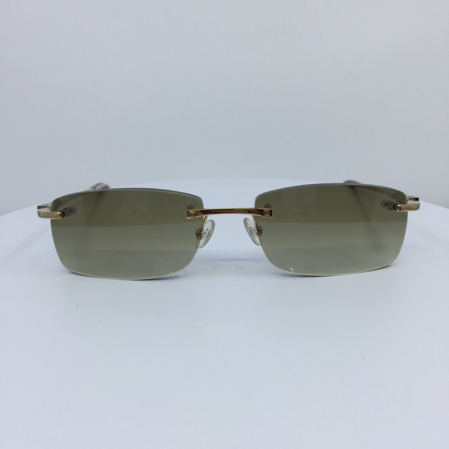 Vintage Fred Lunettes Fred Cayman F6 Solaire 201 Sunglasses Gold Sunglasses - Super Vision Optical