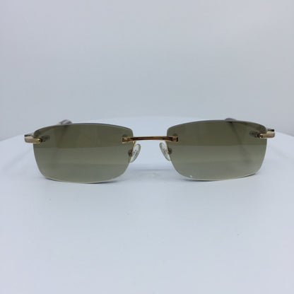 Vintage Fred Lunettes Fred Cayman F6 Solaire 201 Sunglasses Gold Sunglasses - Super Vision Optical