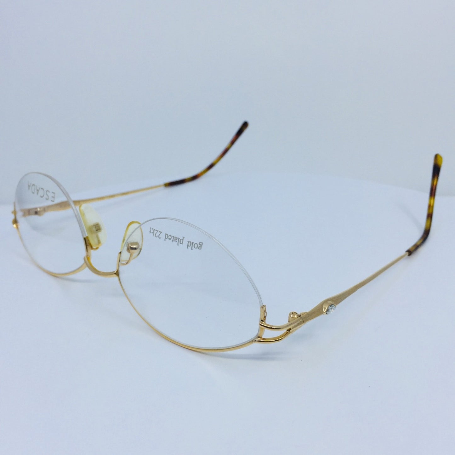 Vintage ESCADA E 0164 Gold Eyeglasses - Super Vision Optical