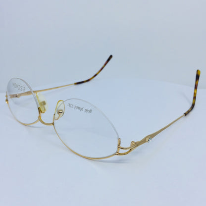 Vintage ESCADA E 0164 Gold Eyeglasses - Super Vision Optical