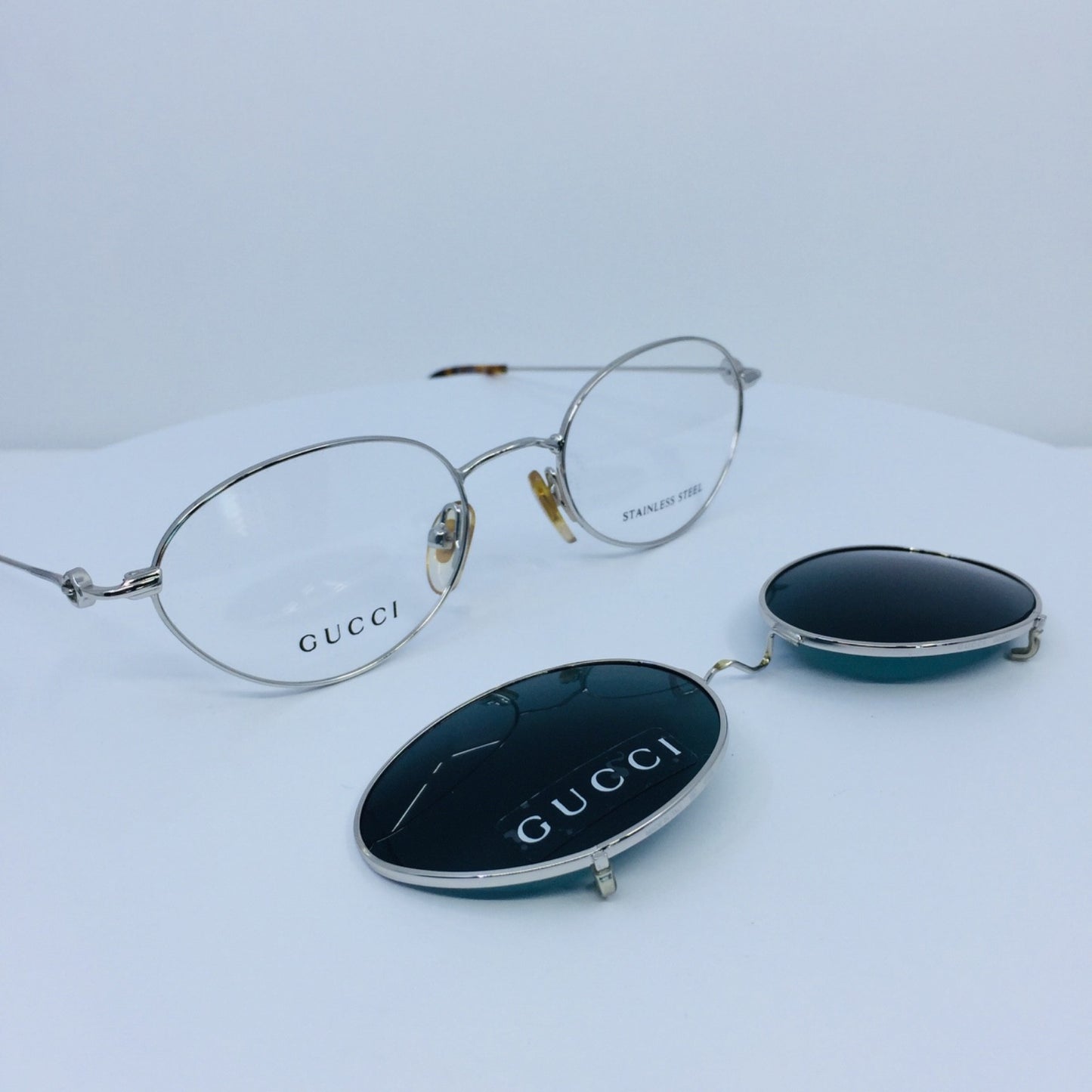 Vintage Gucci GG 2624 Silver Eyeglasses - Super Vision Optical