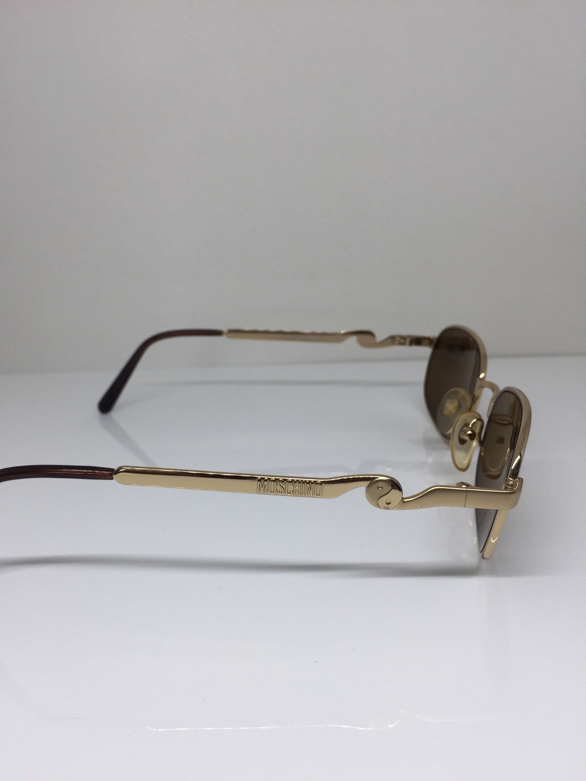 Vintage Moschino By Persol M. 3023-S Gold Sunglasses - Super Vision Optical