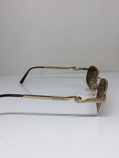 Vintage Moschino By Persol M. 3023-S Gold Sunglasses - Super Vision Optical