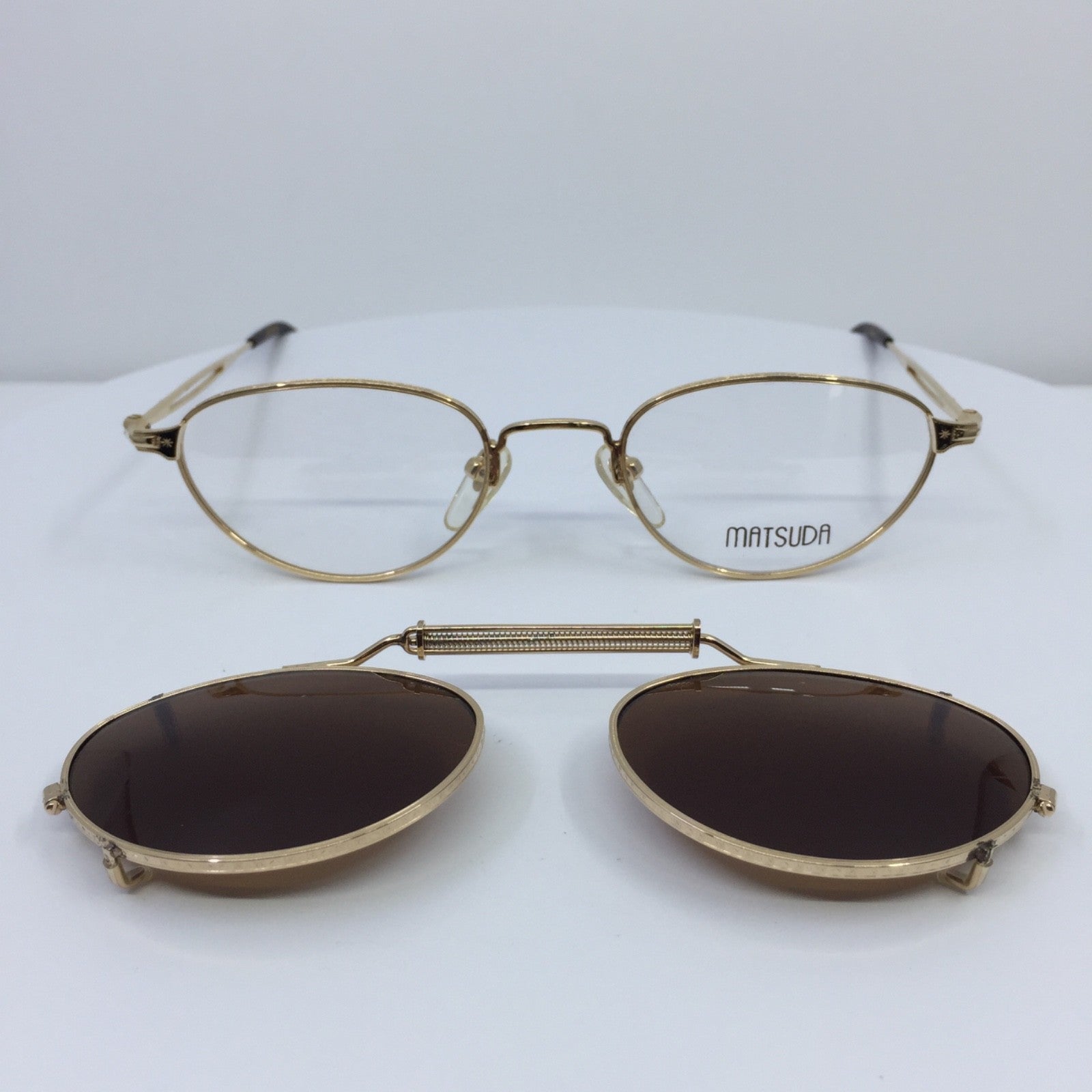 Vintage Matsuda 2877 Gold Eyeglasses - Super Vision Optical