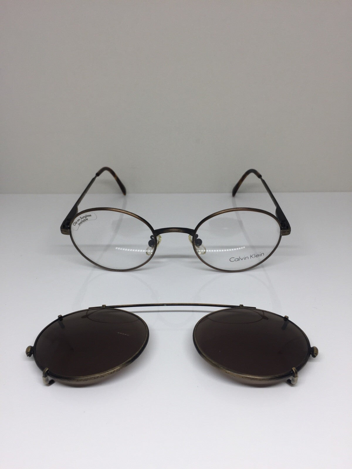 Vintage Calvin Klein CK 117 Brown Sunglasses - Super Vision Optical