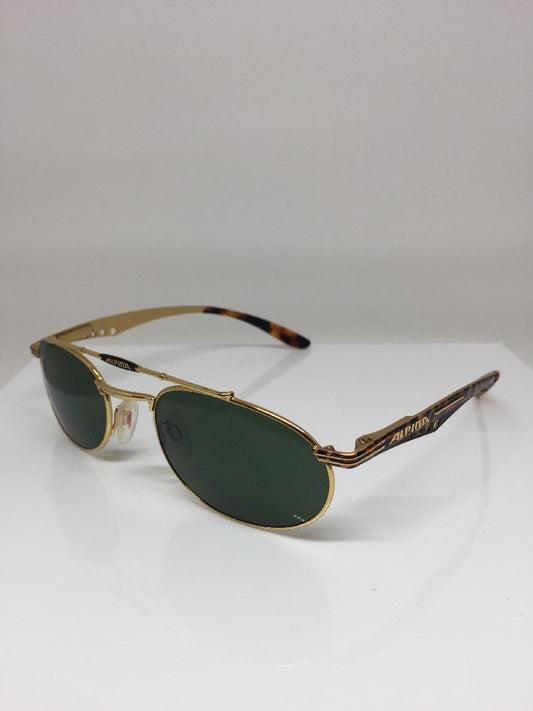 Vintage Alpina 5585 Gold Sunglasses - Super Vision Optical