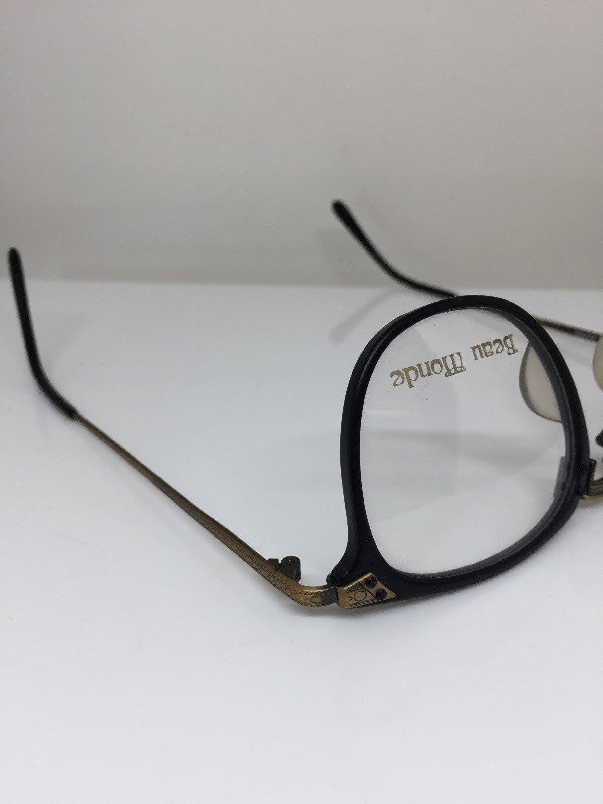 Vintage Beau Monde Collection Burberry Black Eyeglasses - Super Vision Optical