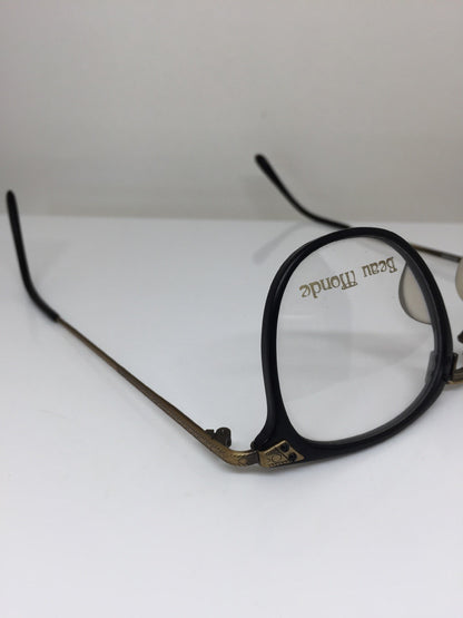 Vintage Beau Monde Collection Burberry Black Eyeglasses - Super Vision Optical