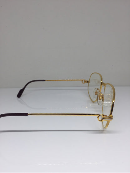 Vintage Cartier Romance Louis Cartier Gold Eyeglasses - Super Vision Optical