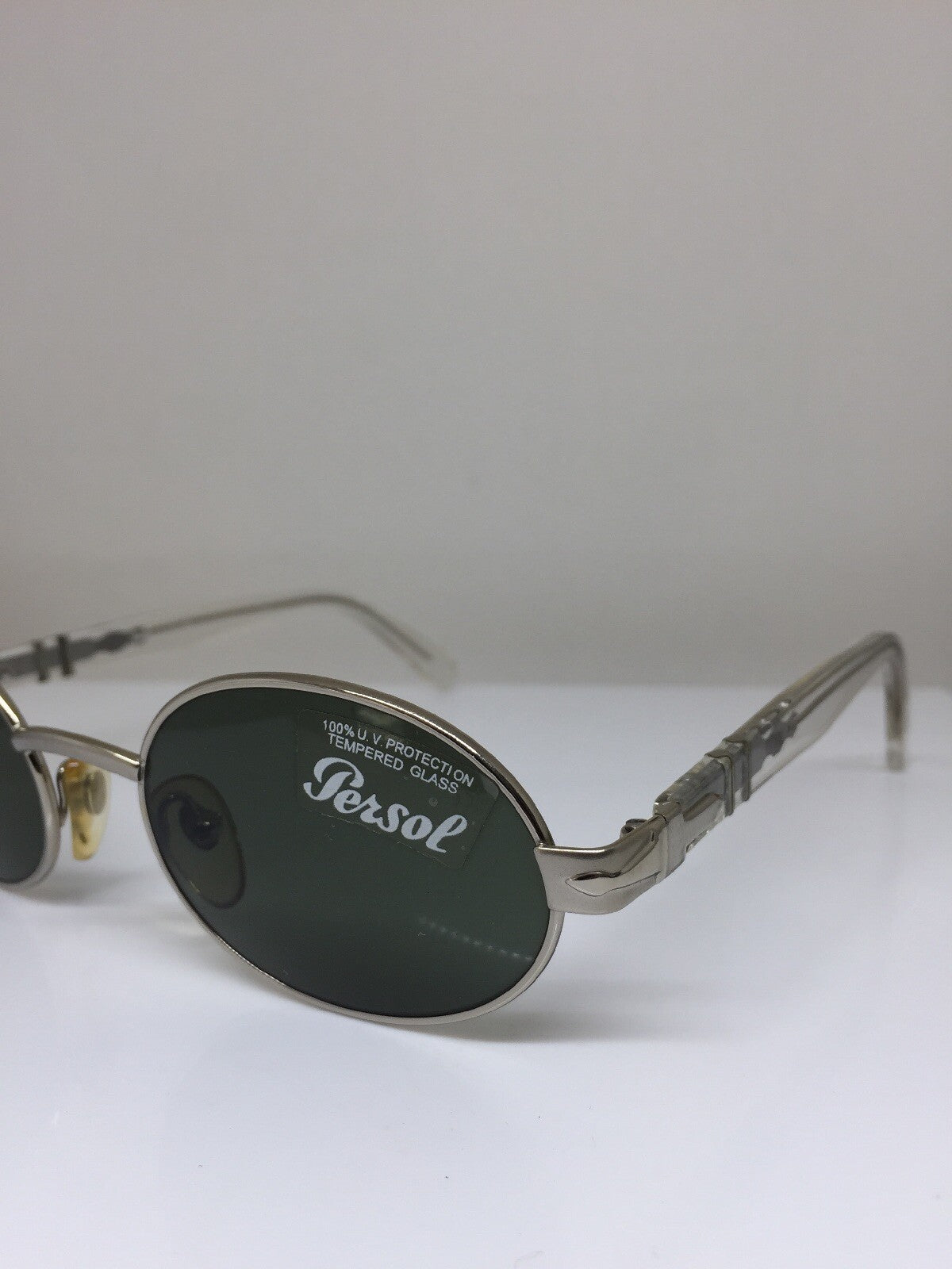 Vintage Persol PE 2022-S Silver Sunglasses - Super Vision Optical