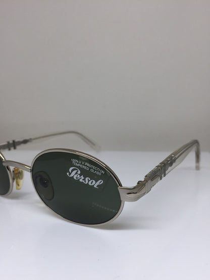 Vintage Persol PE 2022-S Silver Sunglasses - Super Vision Optical