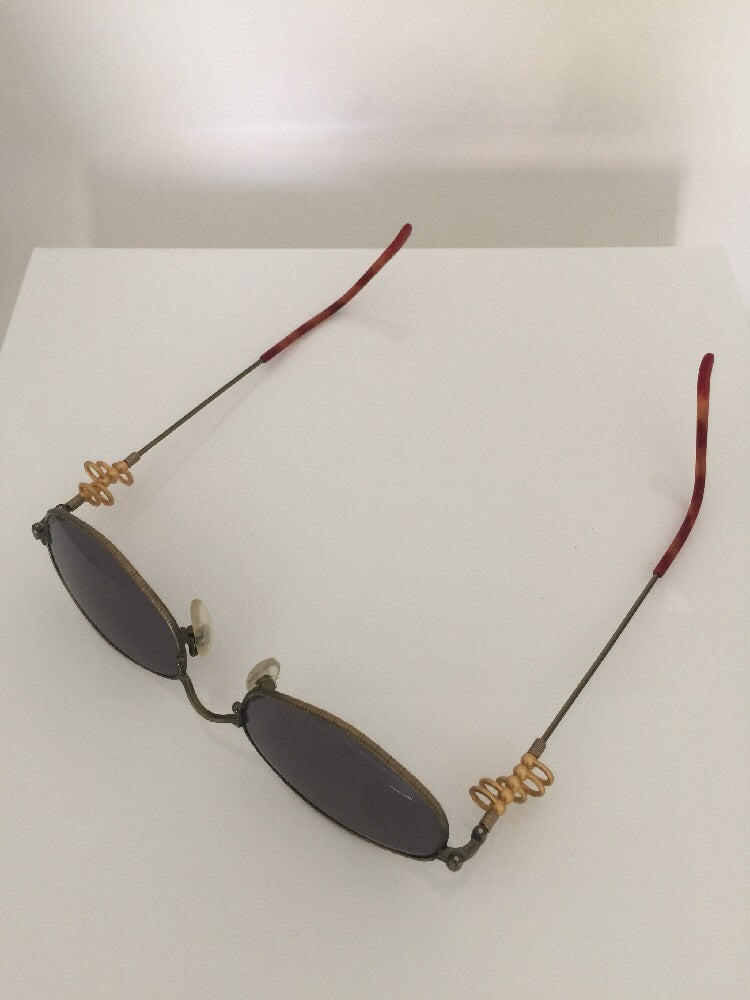 Vintage Jean Paul Gaultier JPG 56-5101 Gold Sunglasses - Super Vision Optical