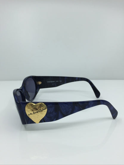 Vintage Saint Laurent YSL 6531 Blue Sunglasses - Super Vision Optical