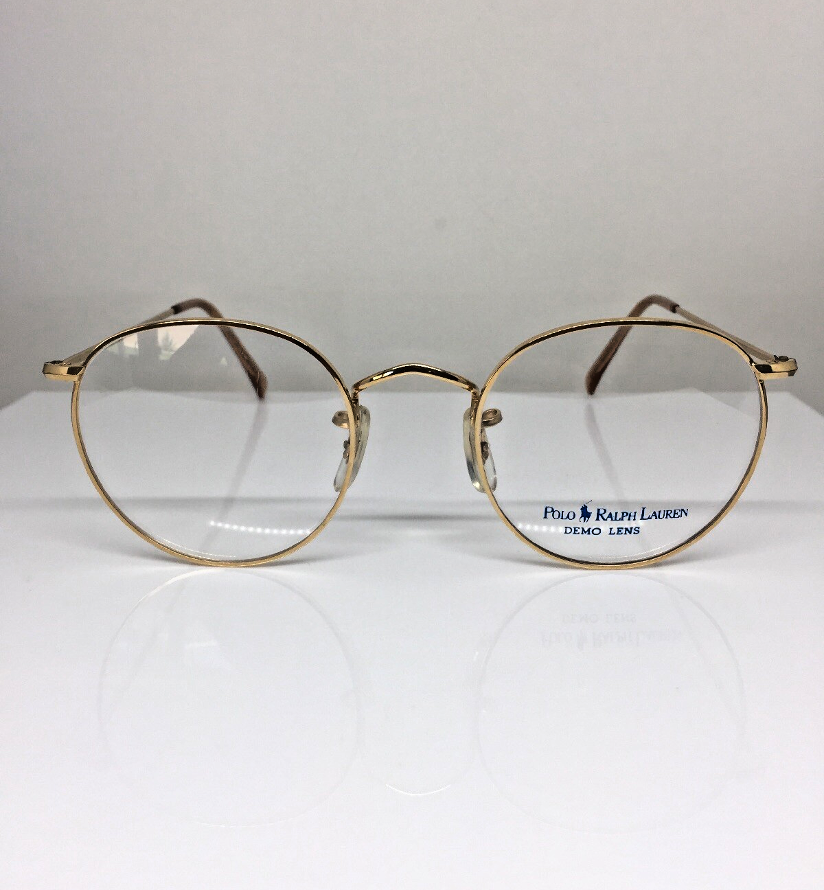Vintage Ralph Lauren Polo Classic X By Ralph Lauren Gold Eyeglasses - Super Vision Optical