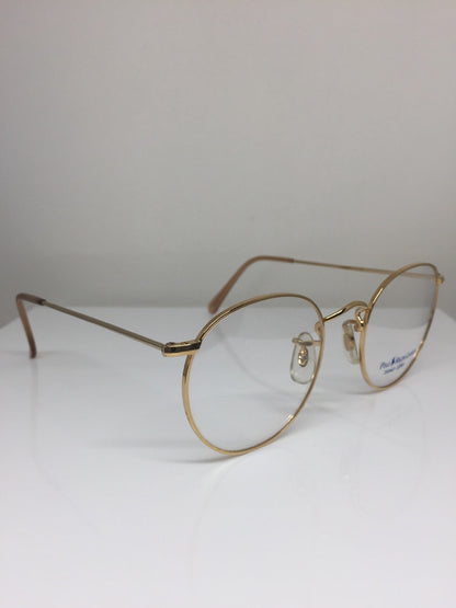 Vintage Ralph Lauren Polo Classic X By Ralph Lauren Gold Eyeglasses - Super Vision Optical