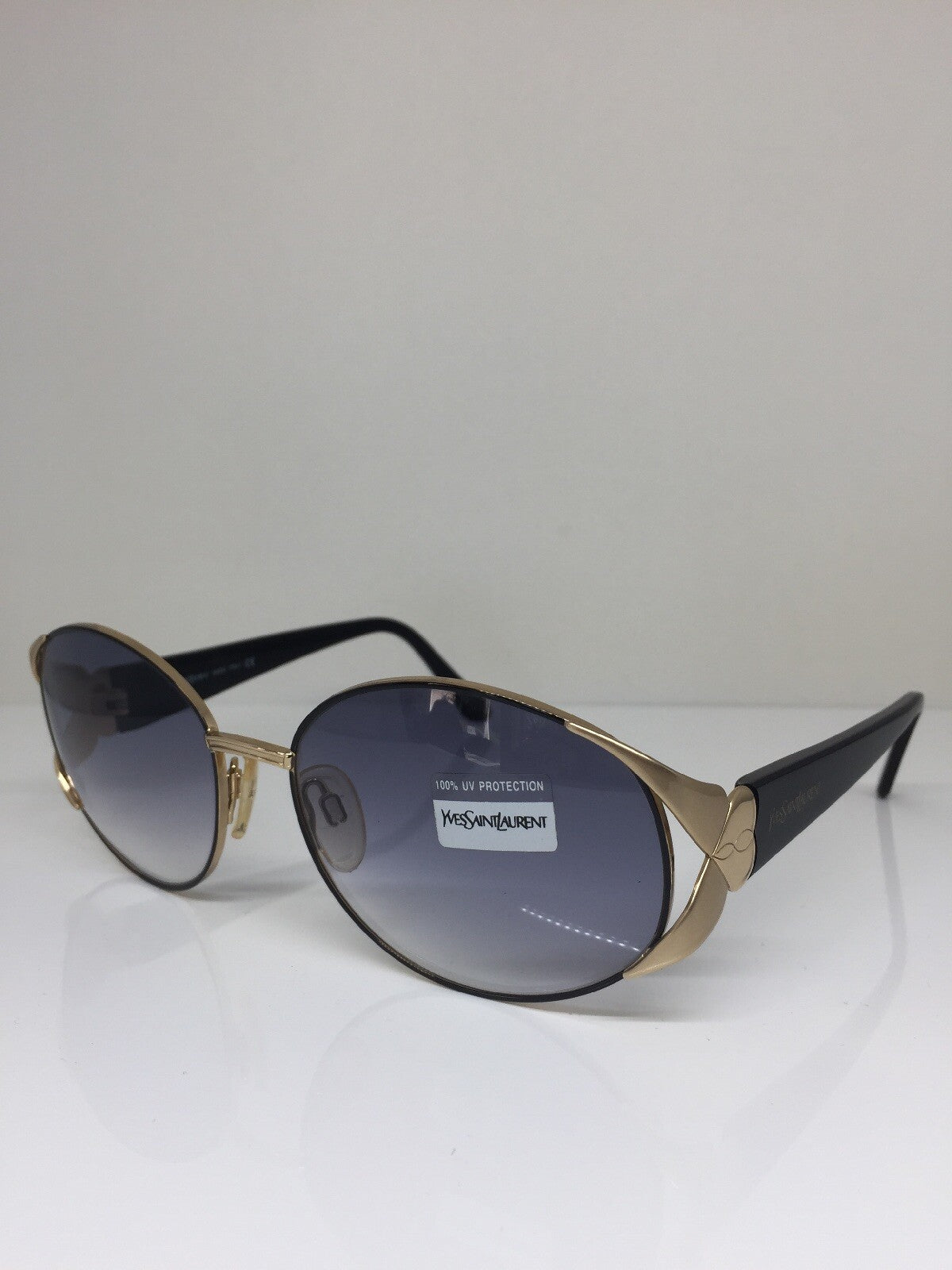 Vintage Saint Laurent YSL 6044 Gold Sunglasses - Super Vision Optical