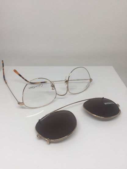 Vintage Calvin Klein CK 226 Gold Sunglasses - Super Vision Optical