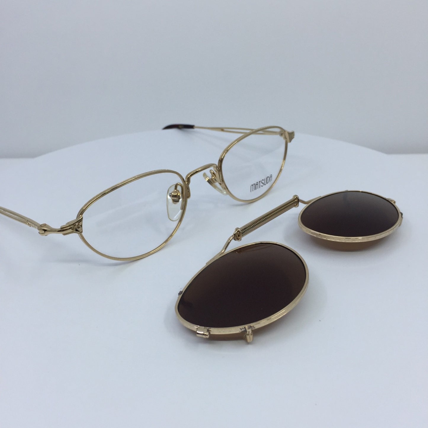 Vintage Matsuda 2877 Gold Eyeglasses - Super Vision Optical