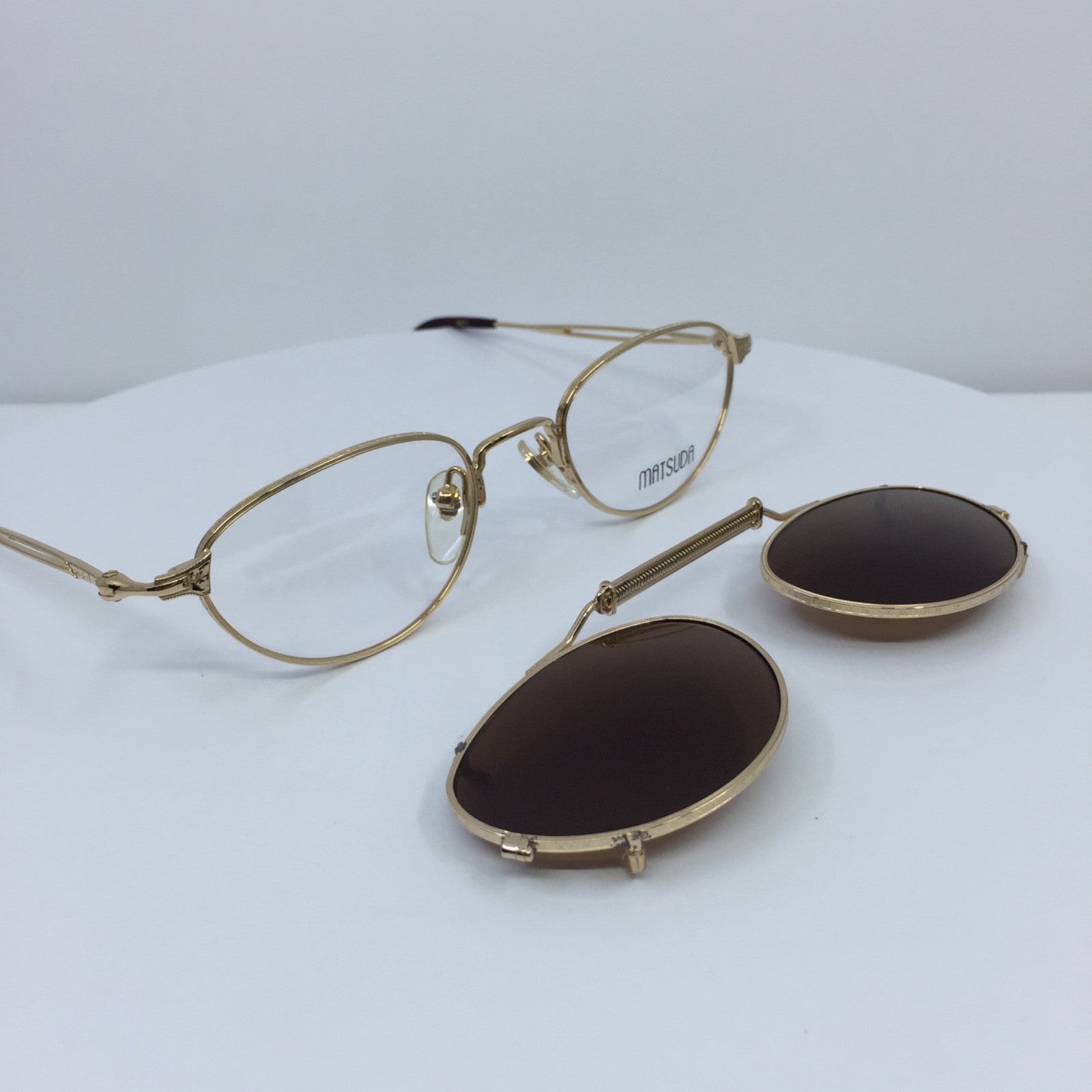 Vintage Matsuda 2877 Gold Eyeglasses - Super Vision Optical