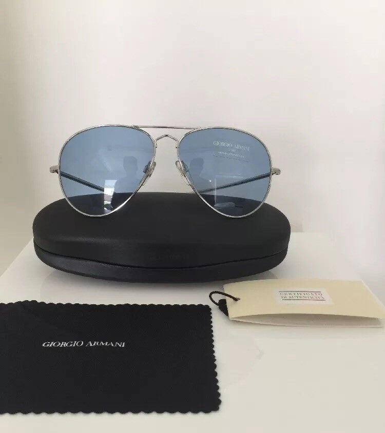 Vintage Giorgio Armani GA 615 Silver Sunglasses - Super Vision Optical