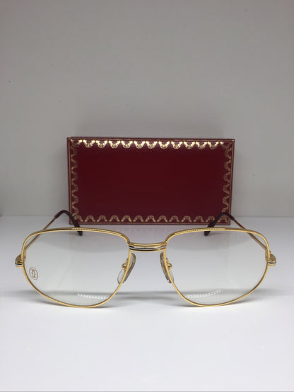 Vintage Cartier Romance Louis Cartier Gold Eyeglasses - Super Vision Optical