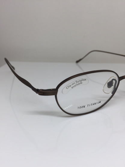 Vintage Calvin Klein CK 510 Brown Eyeglasses - Super Vision Optical