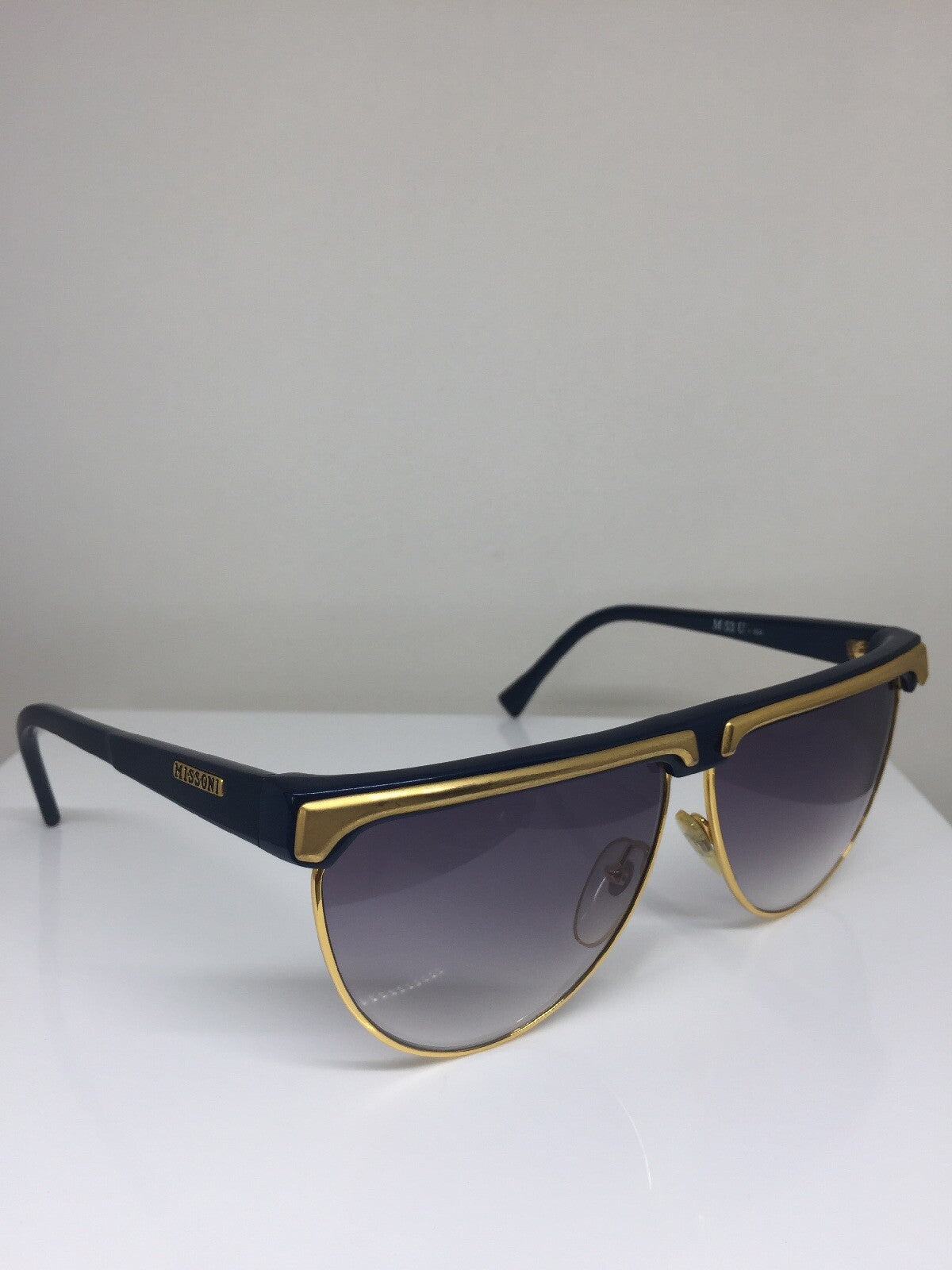 Vintage Missoni M 53 U Gold Sunglasses - Super Vision Optical