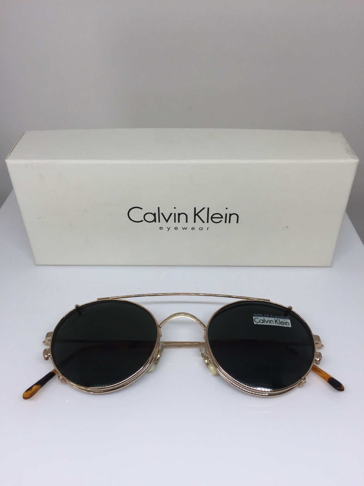 Vintage Calvin Klein CK 225 Gold Sunglasses - Super Vision Optical