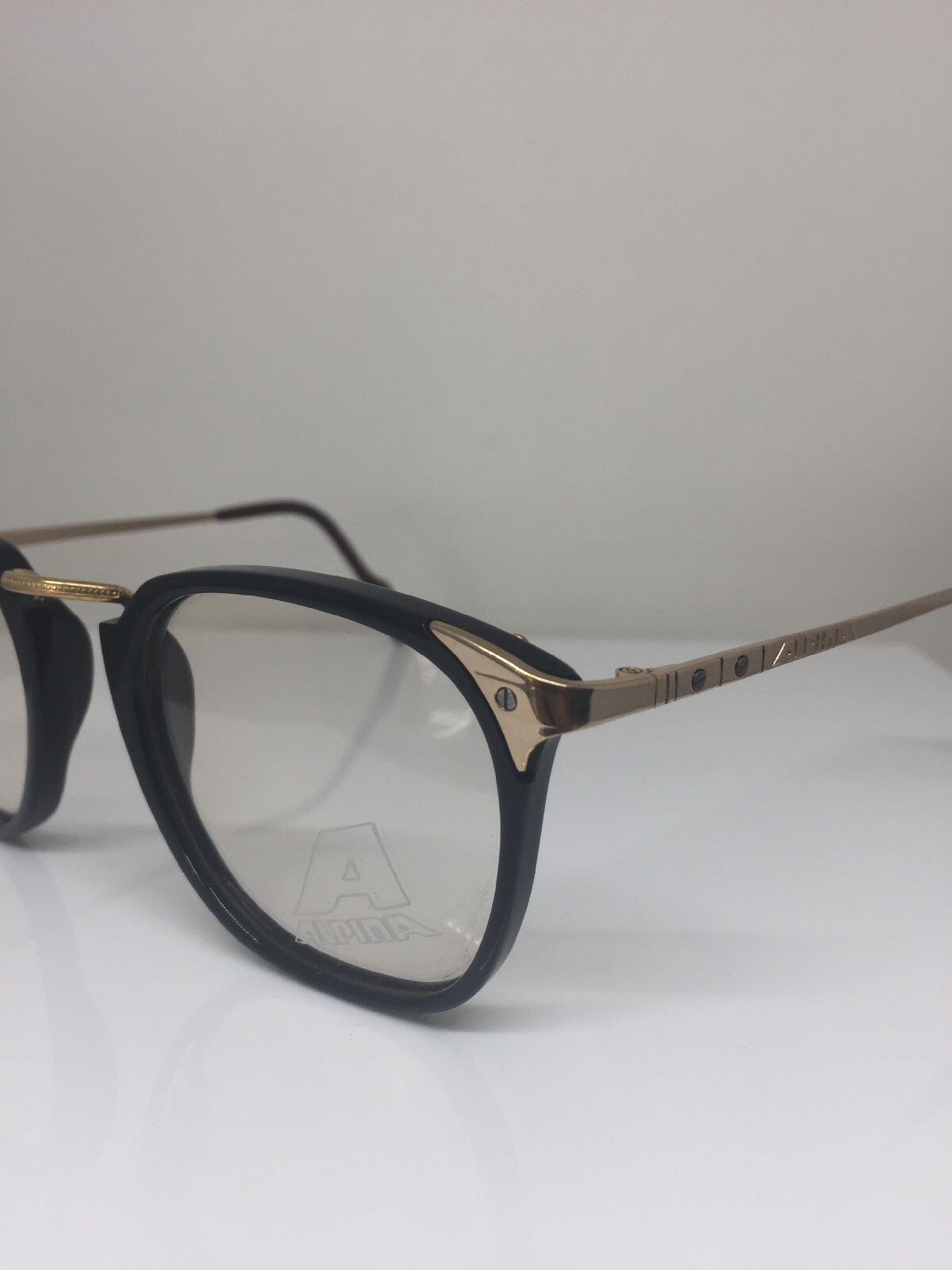 Vintage Alpina FA 9 33 309 03 Black Eyeglasses - Super Vision Optical